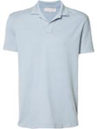 Orlebar Brown Classic Polo Shirt, Men's, Size: Xxl, Blue, Cotton