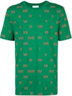 Gosha Rubchinskiy Centuries Print T-shirt, Men's, Size: Large, Green, Cotton