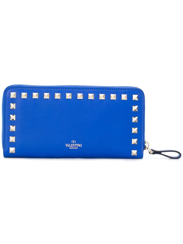 Valentino Rockstud Wallet - Blue