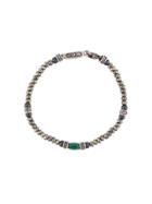 Roman Paul Beaded Bracelet - Metallic