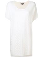 N.peal Knitted Tunic Top - Neutrals