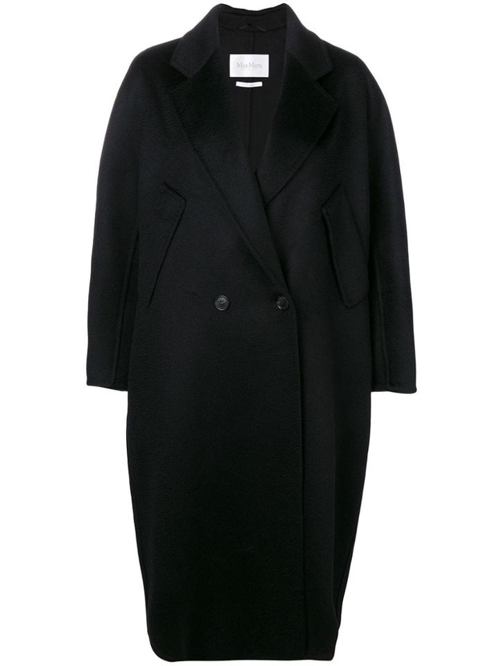Max Mara Cocoon Coat - Black