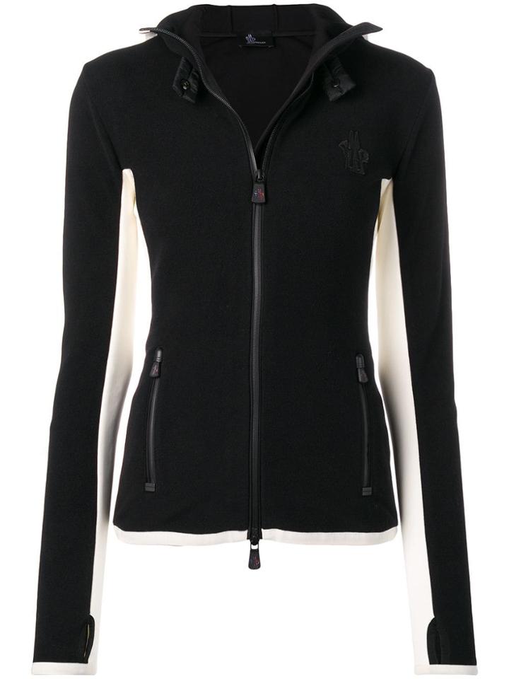 Moncler Grenoble Hooded Sports Jacket - Black