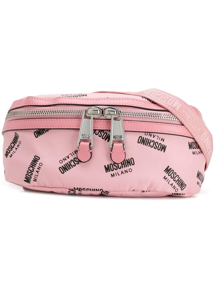 Moschino Small Belt Bag - Pink