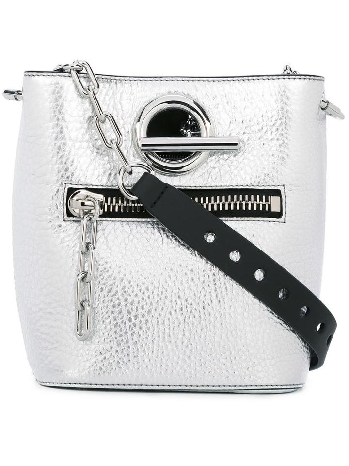 Alexander Wang Riot Bucket Shoulder Bag, Women's, Grey, Leather