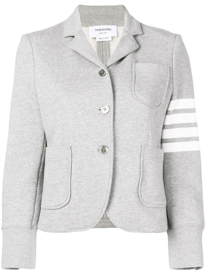 Thom Browne 4-bar Loop Back Sport Coat - Grey