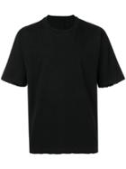 Unravel Project Distressed Printed T-shirt - Black