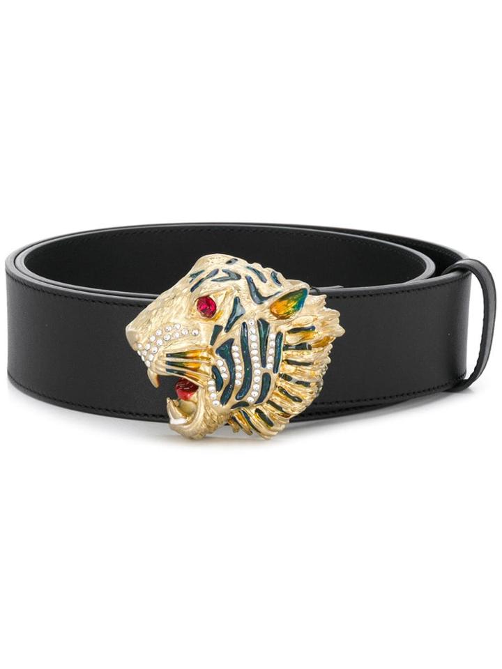 Gucci Tiger Head Belt - Black