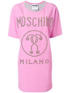 Moschino Question Mark Dress - Pink & Purple