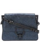 Karl Lagerfeld K/katlock Metallic Cross Body Bag - Blue