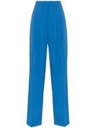 Joseph Riska High Waisted And Pleated Wool Trousers - White