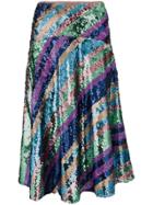Essentiel Antwerp Embellished Knee Length Skirt - Multicolour