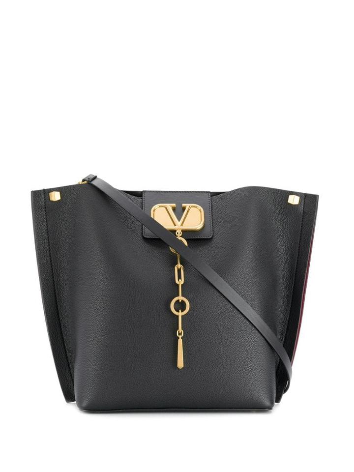 Valentino Valentino Garavani Vchain Tote Bag - Black