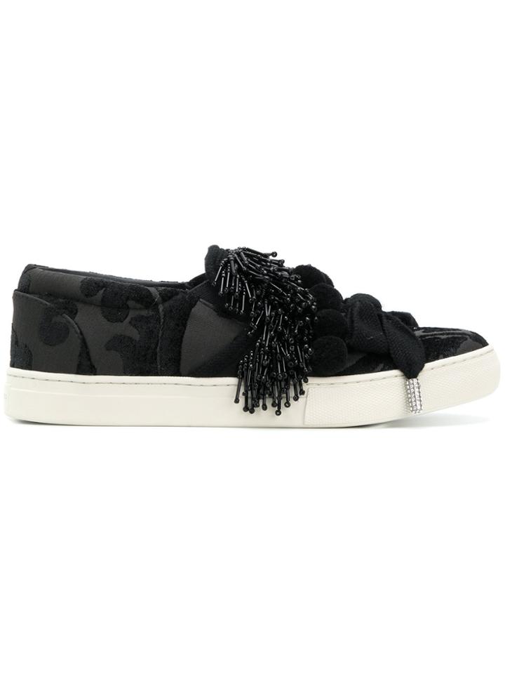 Marc Jacobs Mercer Pom-pom Sneakers - Black