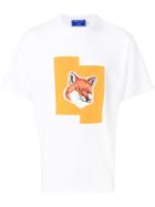 Maison Kitsuné X Ader Error Print T-shirt - White