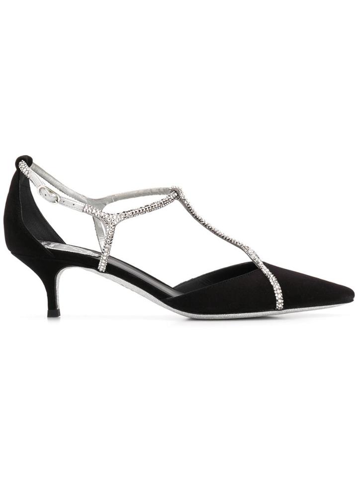 René Caovilla Hilda Pumps - Black