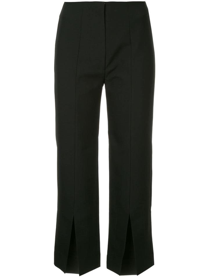 Solace London Inez Cropped Trousers - Black