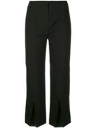 Solace London Inez Cropped Trousers - Black