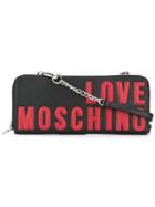 Love Moschino Logo Shoulder Bag, Women's, Black