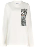 Ambush Graphic Print Sweatshirt - White