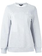 Alexander Wang Welded Barcode Sweatshirt - Grey