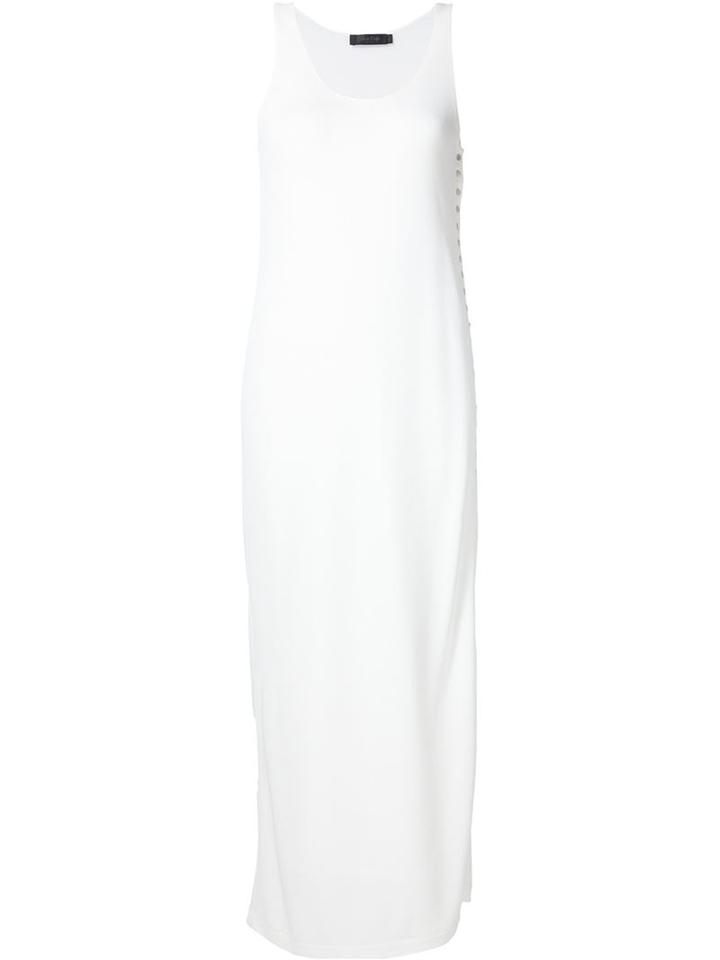 Calvin Klein Collection 'fiana' Maxi Dress, Women's, Size: 40, White, Spandex/elastane/silk/viscose/polyamide