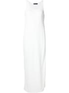 Calvin Klein Collection 'fiana' Maxi Dress, Women's, Size: 40, White, Spandex/elastane/silk/viscose/polyamide