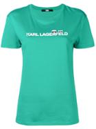 Karl Lagerfeld Ikonik Logo T-shirt - Green