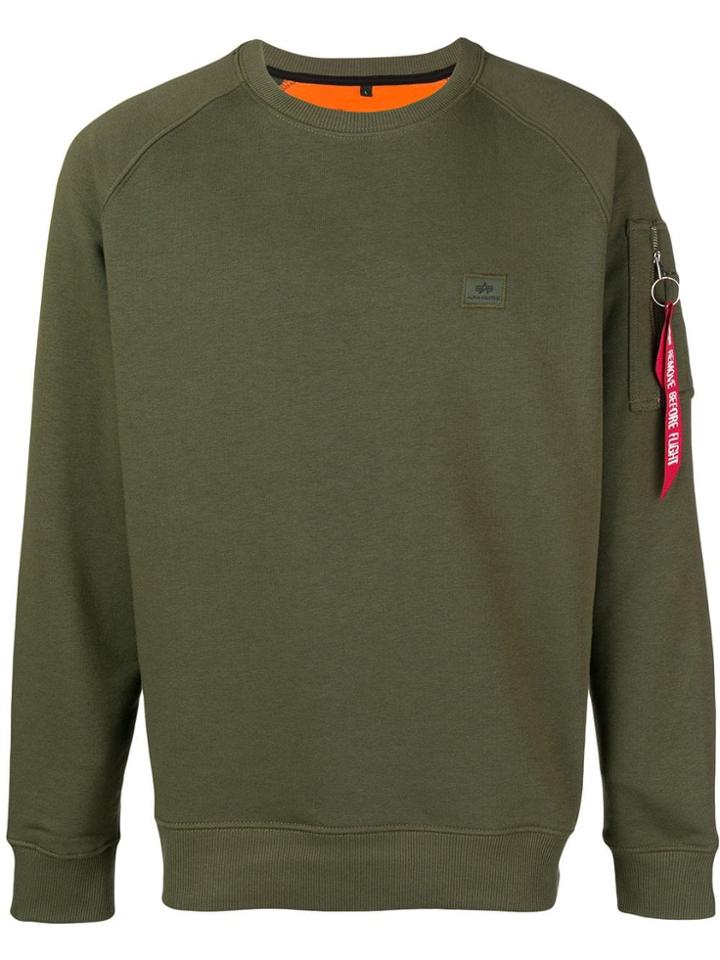 Alpha Industries X-fit Crew Neck Sweatshirt - Green