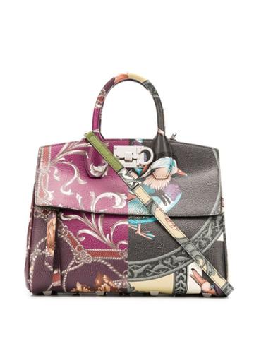 Salvatore Ferragamo Studio Tote - Grey