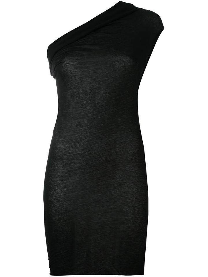 Rick Owens Draped Off-shoulder Top