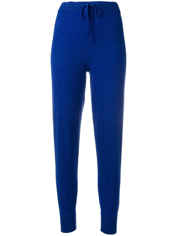 N.peal Lurex Stripe Jogging Pants - Blue