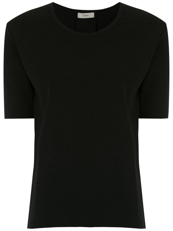 Egrey Panelled T-shirt - Black