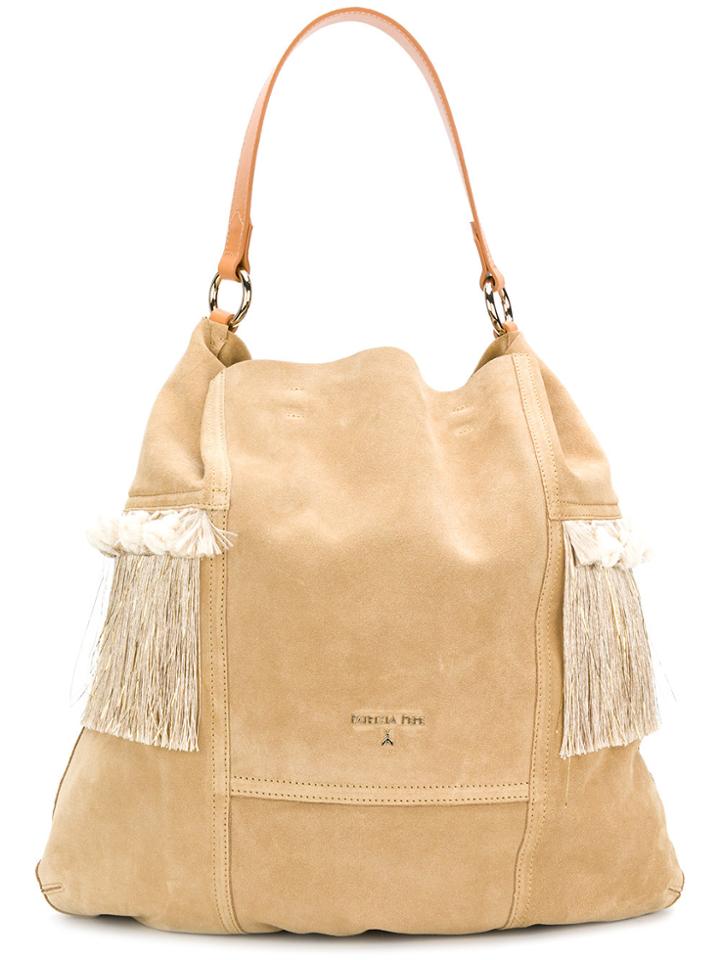 Patrizia Pepe Shopper Shoulder Bag - Nude & Neutrals