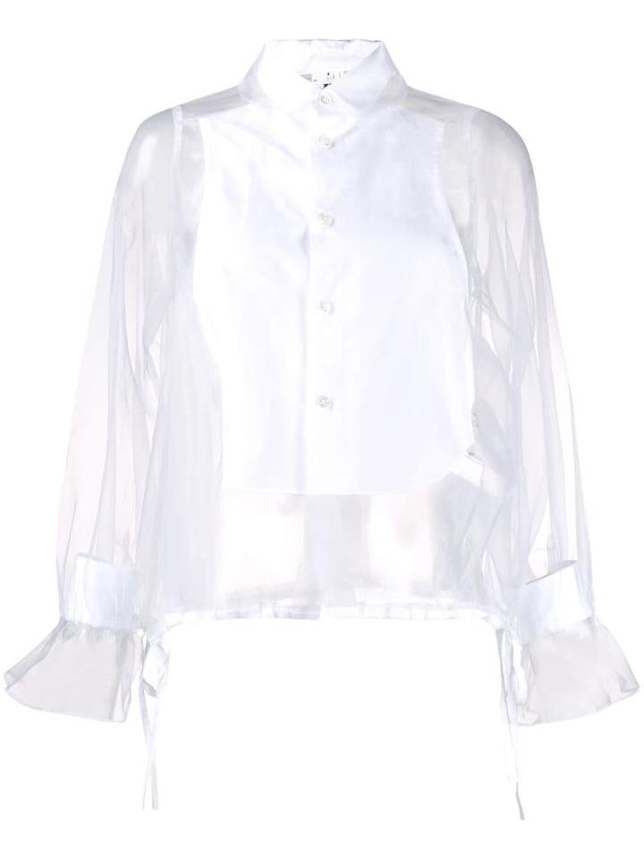 Comme Des Garçons Noir Kei Ninomiya Layered Shirt - White