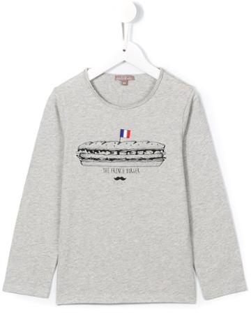 Emile Et Ida The French Burger Print T-shirt