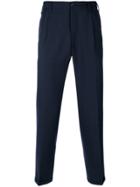 Pt01 Cropped Tailored Trousers - Blue