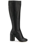 Mm6 Maison Margiela Knee-high Boots - Black