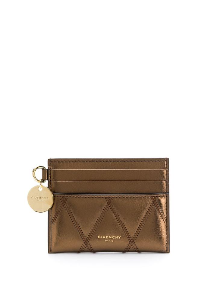 Givenchy Quilted Card Holder - Metallic