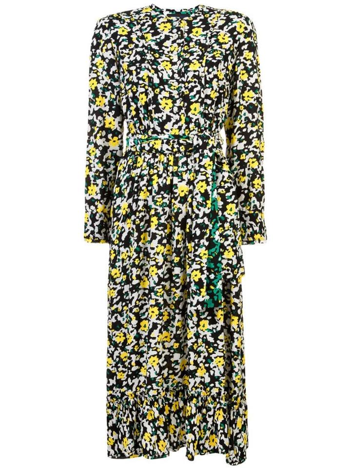 Proenza Schouler Wildflower Midi Dress - White Wildflower