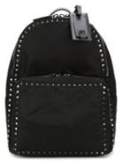 Valentino Garavani Rockstud Backpack, Black, Calf Leather/polyester/metal Other