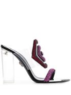 Philipp Plein Embellished Slip-on Sandals - Pink