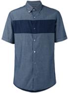 Michael Kors Short Sleeve Denim Shirt - Blue