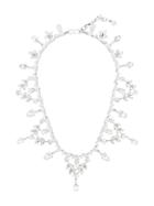 Christian Dior X Susan Caplan 1998 Archive Leaf Drop Necklace - Silver