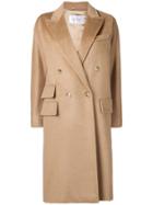 Max Mara Boxy Double-breasted Coat - Brown