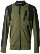 Diesel Contrast Fitted Jacket - Green