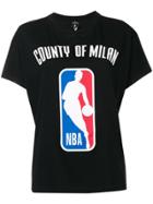Marcelo Burlon County Of Milan Logo Nba T-shirt - Black