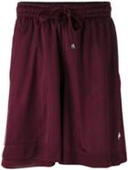 Adidas Originals By Alexander Wang Soccer Shorts - Pink & Purple
