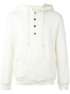 Helmut Lang Button Placket Hoodie