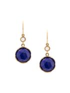 Irene Neuwirth 18kt Yellow Gold Round Rose Cut Lapis And Diamond